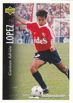 Gustavo Lopez Atletico Independiente 1995 Upper Deck Futbol Argentina #29